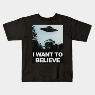 I Want To Believe Kids T-Shirt